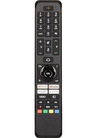 Resim Toshiba Ct-8563 Netflix- Prime Video-google Play Tuşlu Led Tv Kumanda Ses Komutlu 