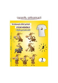 Resim Ütü İle Yapışan Kıyafet Etiketi Büyüteç Nuri Serisi 7li Set Karışık 