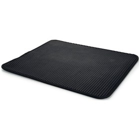 Resim Beeztees Kedi Tuvaleti Paspası, İki Katmanlı, Siyah, 60x50cm 