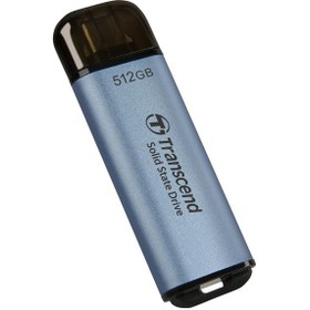 Resim Transcend Ts512gesd300c 512gb Usb/type-c 10gbps 1050/950mb/s Taşınabilir Harici Ssd - Mavi 