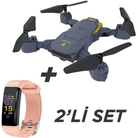 Resim Corby Cx014 Smart Drone + Akıllı Bileklik 
