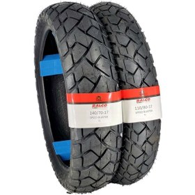 Resim Ralco Tyres Nk 250 Lastik Takımı 140/70-17 Ve110/80-17 Tl Tubeless - Dubleks Motosiklet Lastiği Speedblastera30 