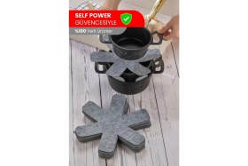 Resim 12'li Keçe Seti, 30X30 Cm, Tava ve Borcam Koruyucu, Çizilmeye Karşı Güçlü 