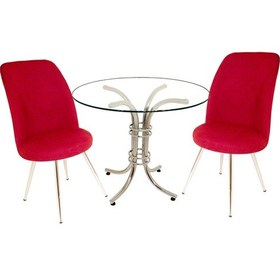 Resim Beymobilya Buket Yuvarlak Cam - Saray Fiskos Seti 