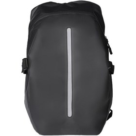 Resim Samdoo Su Geçirmez Motosiklet Sırt Çantası - Büyük Kapasiteli, Dayanıklı Ve Reflektif Siyah 