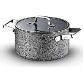 Resim Brioni Stone-h 20 Cm Çizilmez Yanmaz Yapışmaz Derin Tencere Sh-130 Gri 
