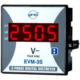 Resim Entes Evm 3s 96 3 Fazlı Voltmetre 