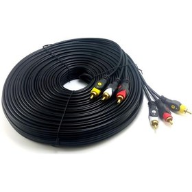 Resim Electroon 3Rca 3Rca Gold Görüntü ve Ses Kablosu 20 Metre 