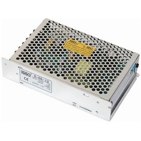 Resim Ines-50-05 - 50W 5Vdc 10.0A Ray Montajlı Kapalı Tip Güç Kaynağı 