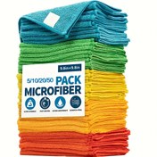 Resim 5/10/20/50 Paket MRD'S HOME Mikrofiber Temizlik Bezleri - Ağır Hizmet, Ultra Emici, Hızlı Kuruyan, Çiziksiz, Çiziksiz Parlaklık - Araba, Cam, Mutfak, Banyo, Elektronikler için - (5/10/20/50 Adet) - Ev, Otomobil Detaylandırma ve Pencere Temizliği, Cam Parlatma, Düzenli Ambalaj, Yüksek Performans Kumaş, Yeniden Kullanılabilir Mendiller, Araba Tutkunları, Temizlik Malzemeleri, Yıkama Bezleri, Profesyonel Temizleyiciler, Ev Temizliği Gereksinimleri, Verimli Emme, Interriority Mikro Fiber, Cam Temi 