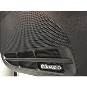 Resim Dynaudio Logo Hoparlör Krom Metal 3M Logo Amblem 2 Li Set N11.4295 