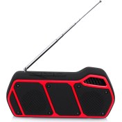 Resim New Rixing NR-5011FM Açık Taşınabilir Bluetooth Speelfer Kırmızı (Yurt Dışından) 