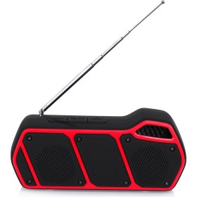 Resim New Rixing NR-5011FM Açık Taşınabilir Bluetooth Speelfer Kırmızı (Yurt Dışından) 