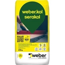 Resim Weber Kol Serakol Seramik Yapıştırma Harcı Gri 25 kg 