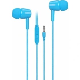 Resim Asonic AS1 Mobil Telefon Uyumlu Kulak içi Mavi Mikrofonlu Kulaklık 