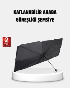 Resim 360 Ayarlanabilir Ön Cam Güneşliği Pratik Kullanım Ve Dayanıklı Yapı Standart 