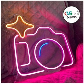 Resim Fotoğraf Makinesi Led Neon 