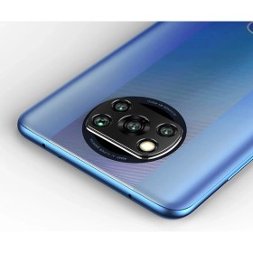 Resim Microcase Xiaomi Poco X3 Pro Kamera Lens Koruma Halkası - Kapalı Tasarım Siyah 