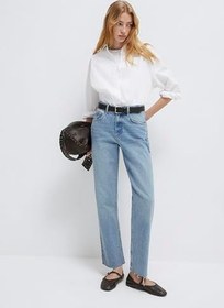 Resim New York Classic Denim Puslu Koyu Mavi Jean Pantolon 101441-88581 
