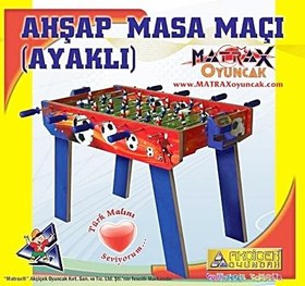 Resim Nessiworld Ahşap Ayaklı Masa Maçı Langırt 