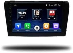 Resim MarTechno Android Multimedya 4GB RAM 64GB Hafıza Mazda 3 2004-2009 ile uyumlu 