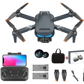 Resim 4K HD Geniş Açılı Çift Kamera RC Drone Katlanır Quadcopter Drone Koyu Gri Koyu Gri 