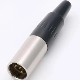 Resim Mini Xlr 3 Pin Erkek Jack Fiş 10X47MM 