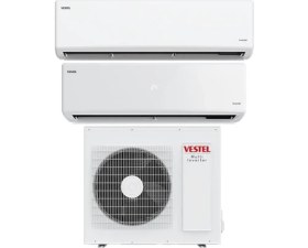 Resim Vestel Flora Doğa Plus AC 12+18 A++ 27000 BTU Multi Inverter Klima 