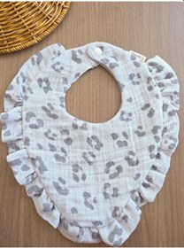 Resim Venedy's Terra Ruffle Trio 3lü Müslin Bebek Önlüğü Seti Ekru 