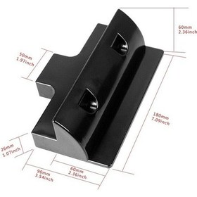 Resim 2K Abs Siyah Solar Orta Kenar Güneş Paneli Montaj Braketi 