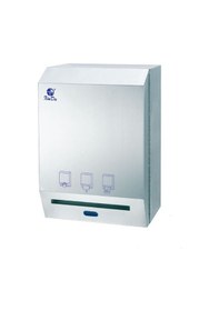 Resim Xinda Czq20K Paslanmaz Çelik Fotoselli Kağıt Havlu Dispenseri 