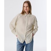 Resim Twist Hotfix Baskılı Pileli Kadın Gömlek (TW6250025089) 