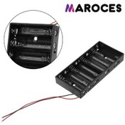 Resim Ic-234C Pil Yuvası 8 Li Kalem Pil Yan Yana (Aa) 