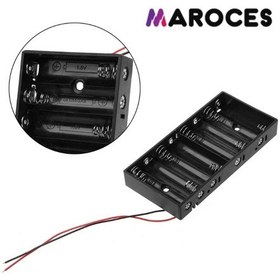 Resim Ic-234C Pil Yuvası 8 Li Kalem Pil Yan Yana (Aa) 