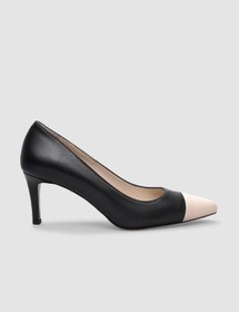 Resim Cabani %100 Hakiki Deri Siyah Kadın Stiletto 