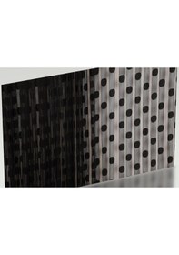 Resim Puanlı Model Antrasit Renk İp Perde Hazır İp Perde 300 270 Antrasit 