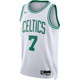 Resim Boston Celtics Erkek Beyaz Basketbol Forması DN2070-101 