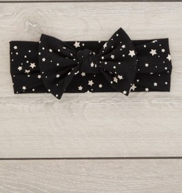 Resim Babygiz El Yapımı Yumuşak Fiyonk Bağlamalı Doğal Pamuklu Penye Bebek Çocuk Kız Bandana Efsane Seri 