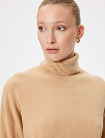 Resim Basic Triko Boğazlı Kazak Uzun Kollu Yumuşak Dokulu 