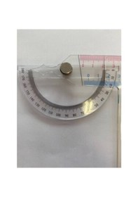 Resim Çizim Cetveli Açıölçer / T Cetvel / Cetvel 3 Ü Bir Arada Şeffaf 