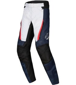 Resim Alpinestars St-1 Wp Korumalı Motosiklet Pantolonu Mavi Gri Siyah Kırmızı 