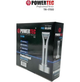 Resim Powertec TR-1700 Pro Deluxe Saç Sakal Kesim Makinesi 