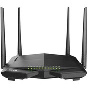 Resim Silahlı Tower Tenda V12 Ac1200 Dual Band 4X Gigabit Port 1200 Mbps Vdsl Modem 
