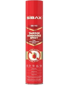 Resim Sibax SB112 Yangın Söndürücü Sprey 1000 ml Cilde Zararsız Çevre Dostu Yangın Söndürücü 