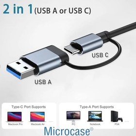 Resim Microcase Type C to USB 3.0 7in1 Port Çoğaltıcı Hub Adaptör - AL4615 