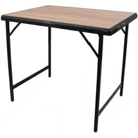 Resim Campout Mdf Katlanır Kamp Masaı Büyük Ahşap Rengi 