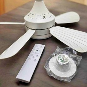 Resim GN Vantilatör Fanlı Tavan Uzaktan Kumandalı Led Ampül 3 Renk 82w Serinletir Ve Aydınlatır 