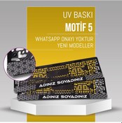 Resim Motif 5 Plakalık, 2 Adet Premium Uv Baskı, Plakalıkhane 