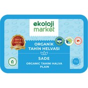 Resim EKOLOJİ MARKET Organik Tahin Helvası Sade 200g 