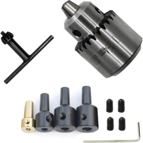 Resim Depolife Motor Için Anahtar Sıkmalı Mini Mandrel 4mm Mandren Üniversal Okul Proje Ödev Hobi 3.2mm 4mm 5mm 6mm 